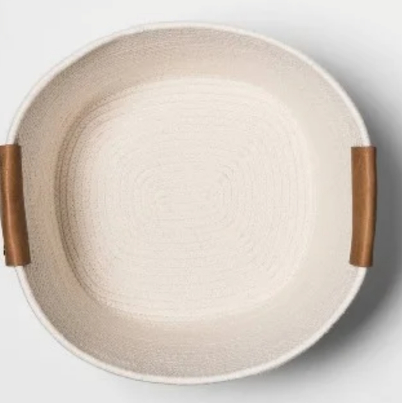 Decorative Coiled Rope Basket - Picture 6 of 12